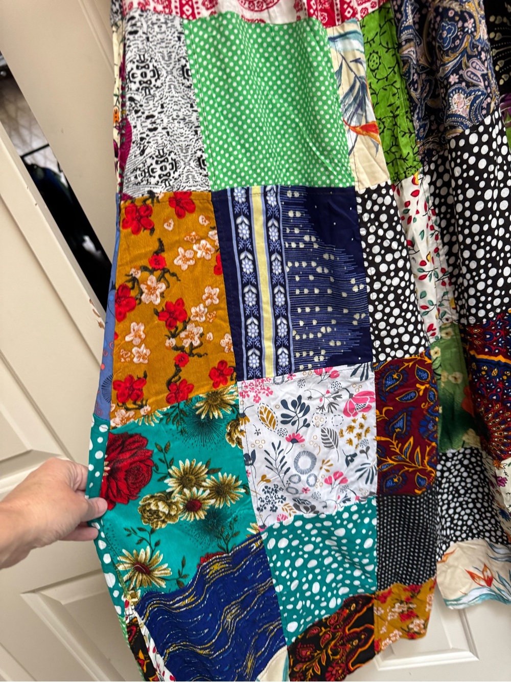 Kathmandu Multicolor Patchwork Wide-Leg Pants - Picture 8 of 10